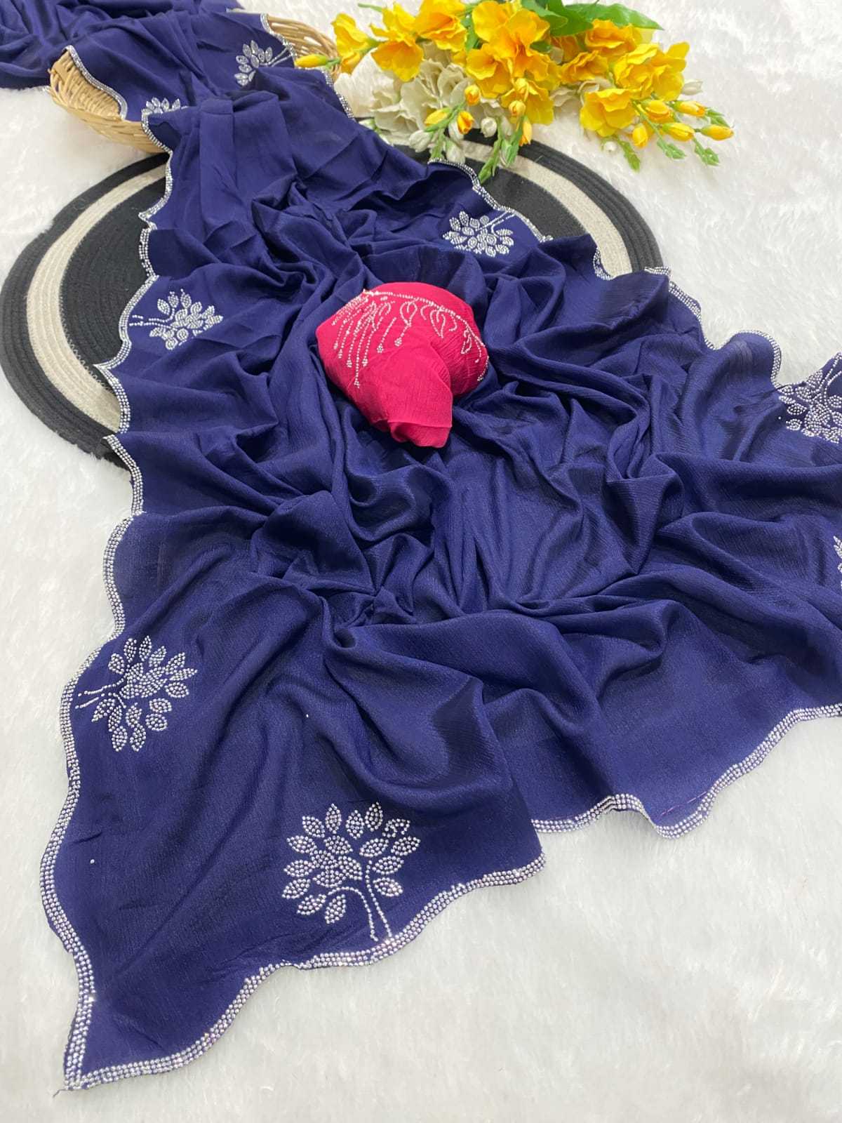 Chinon Party Wear Saree