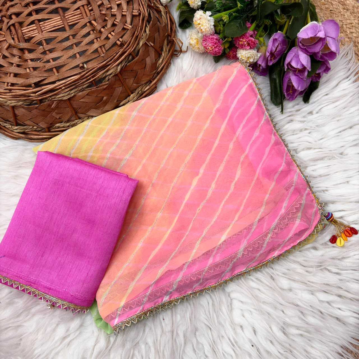 Georgette Fancy Saree