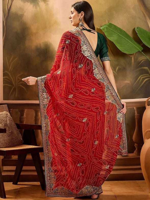 Georgette Printed Saree