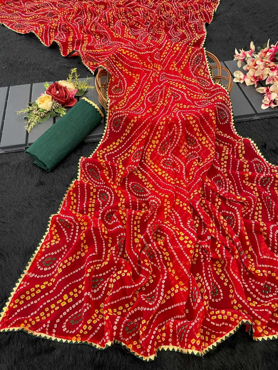 Georgette Printed Saree