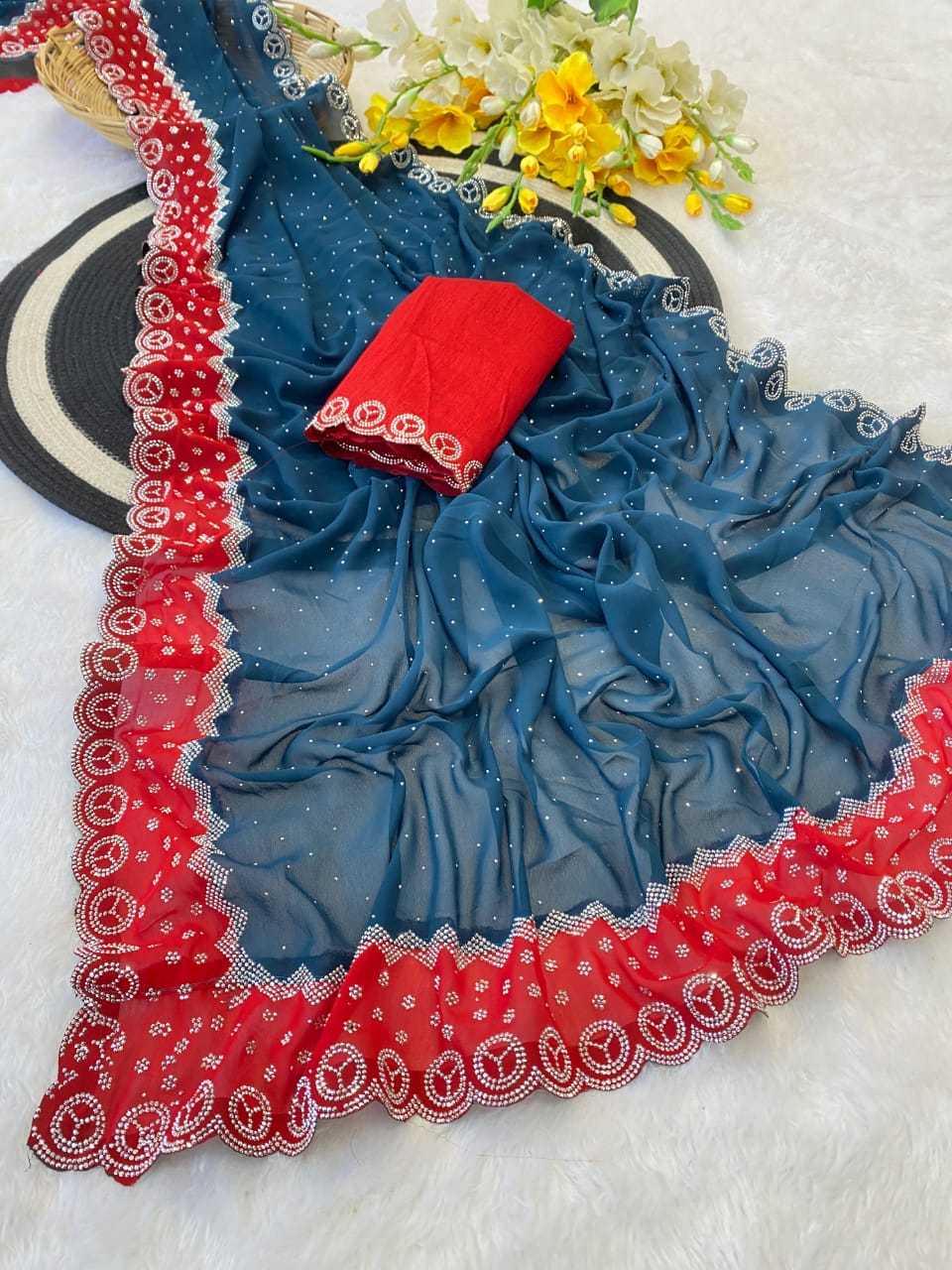 Georgette Party Wear Saree