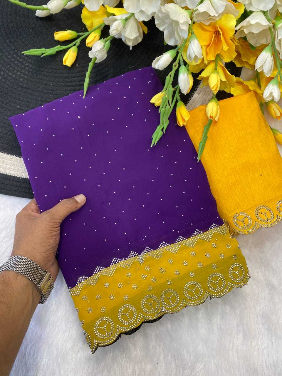 Georgette Party Wear Saree