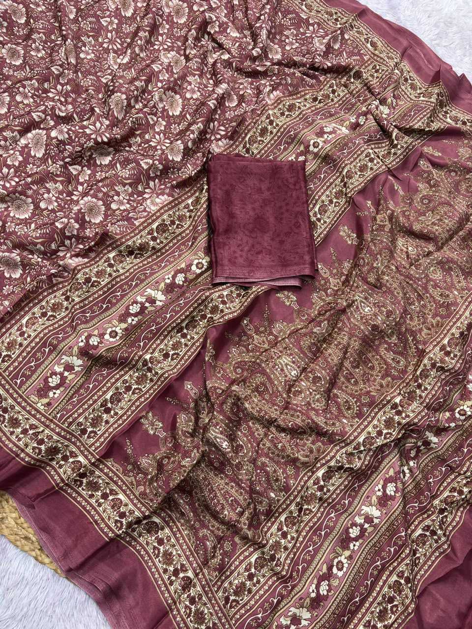 Crepe Silk Printed Saree