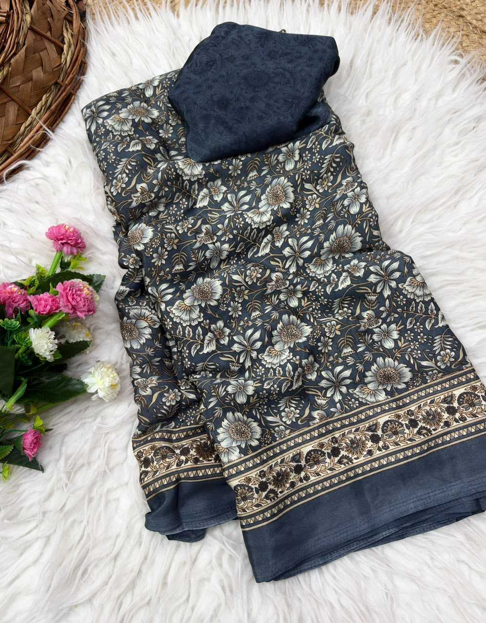 Crepe Silk Printed Saree