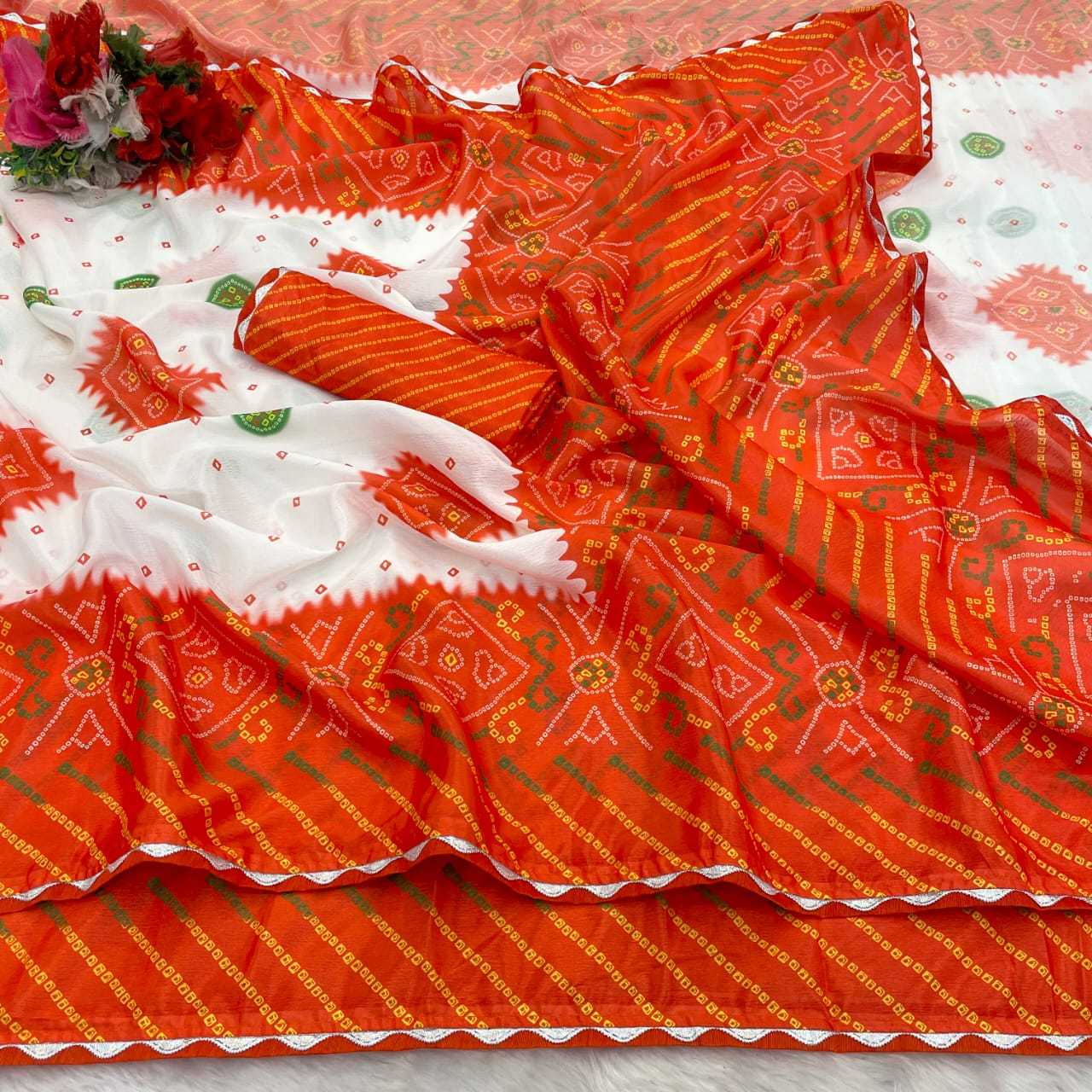 Chinon Silk Fancy Saree