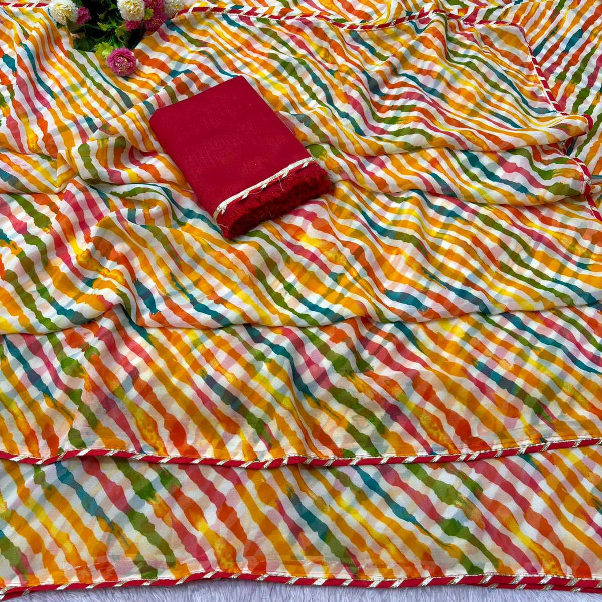 Georgette Printed Saree