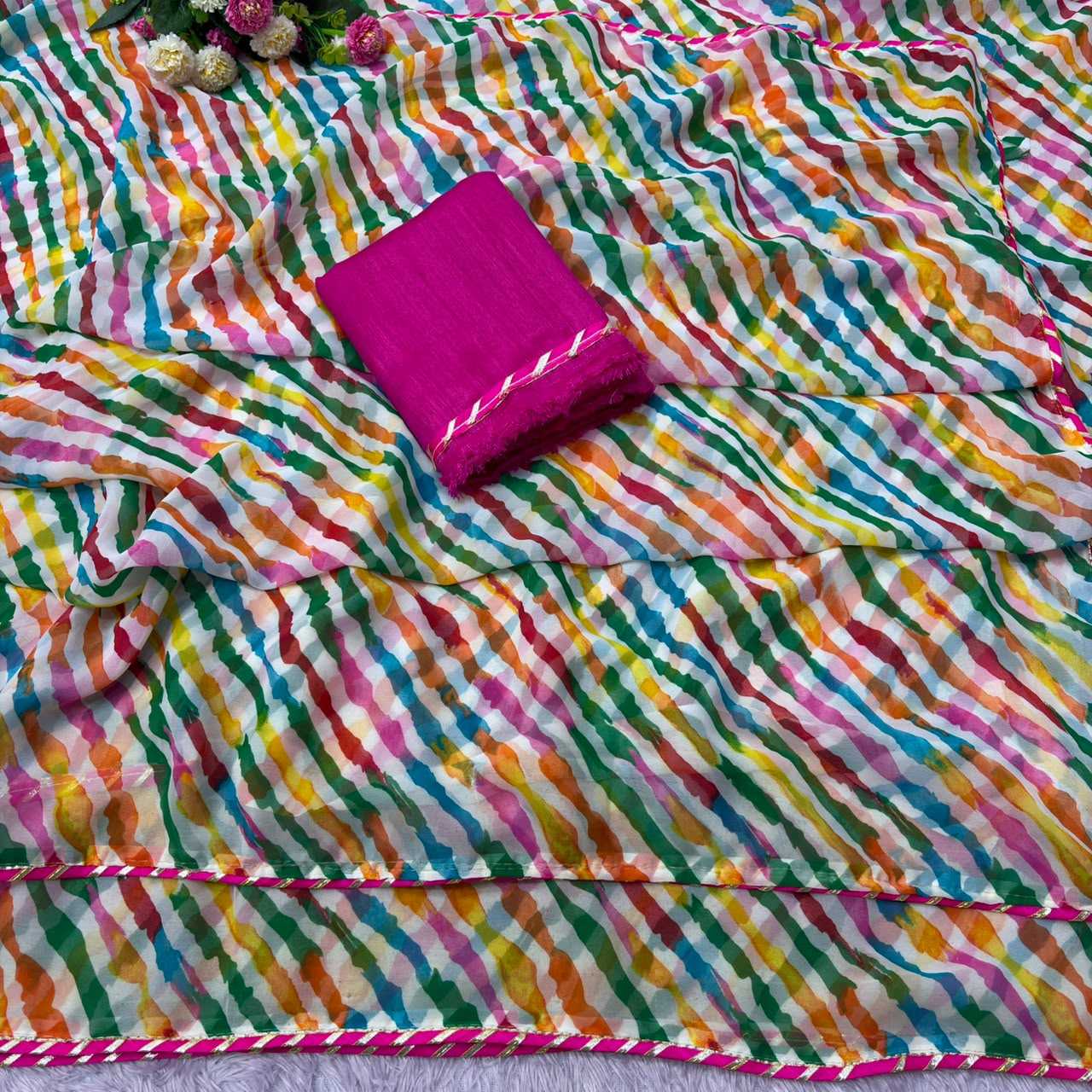 Georgette Printed Saree