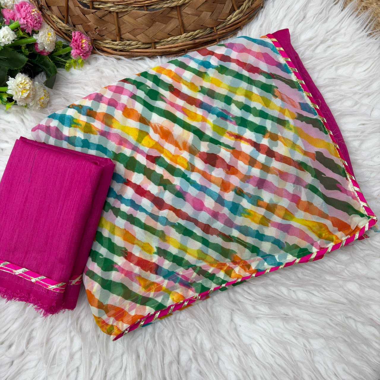 Georgette Printed Saree