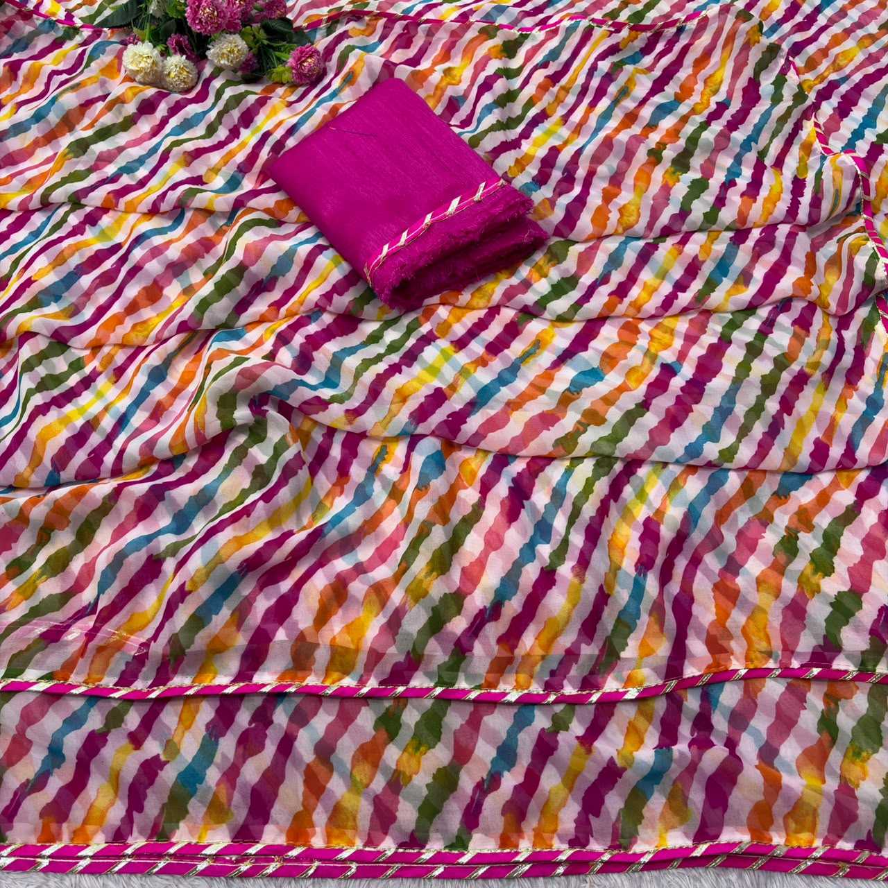 Georgette Printed Saree