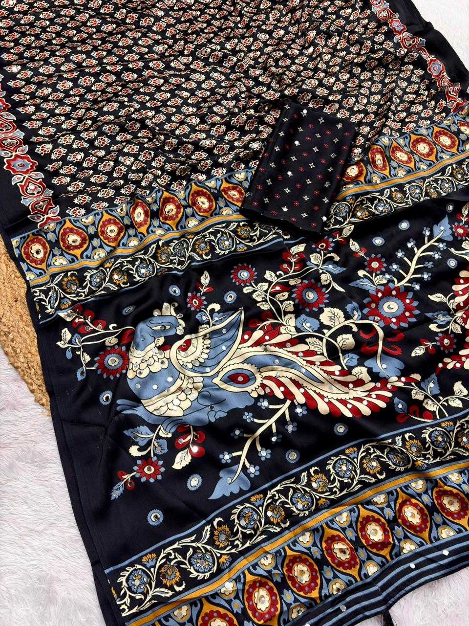 Satin Designer Saree