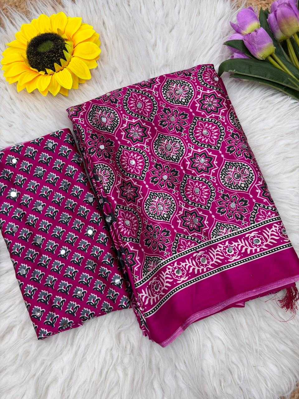 Satin Designer Saree