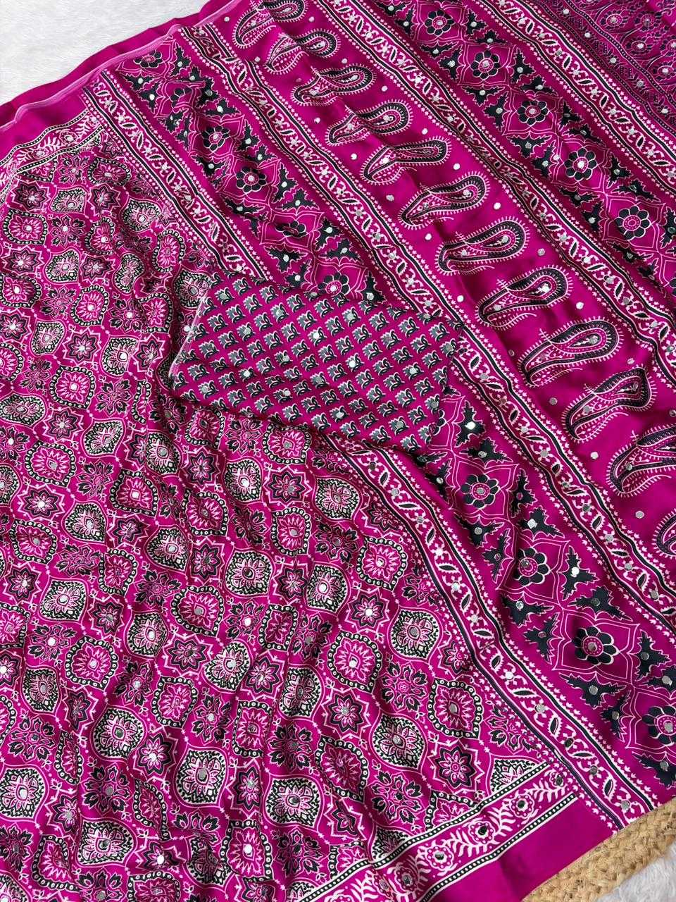Satin Designer Saree