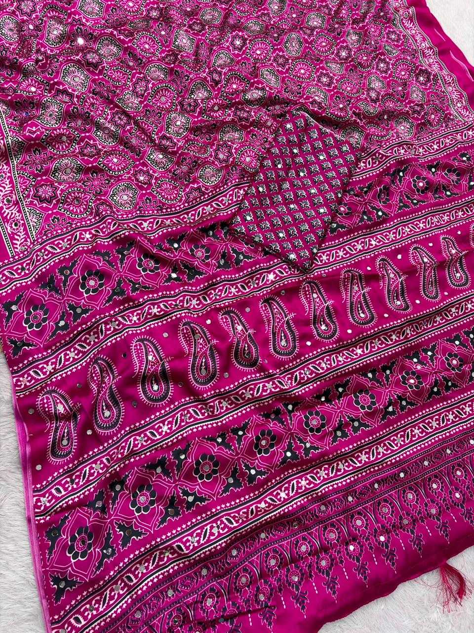 Satin Designer Saree