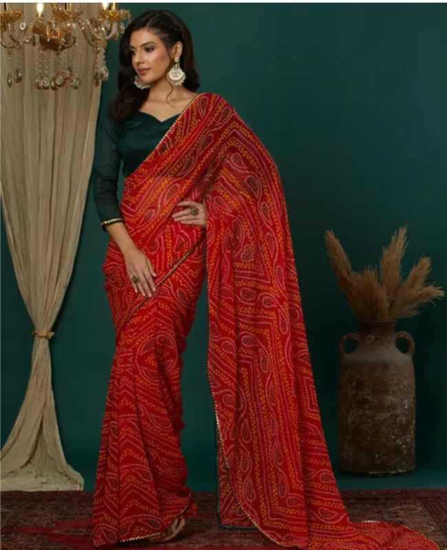 Georgette Fancy Saree