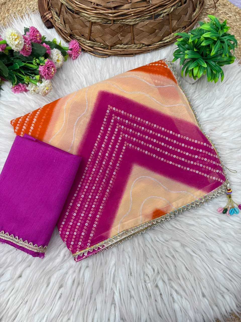 Georgette Party Wear Saree