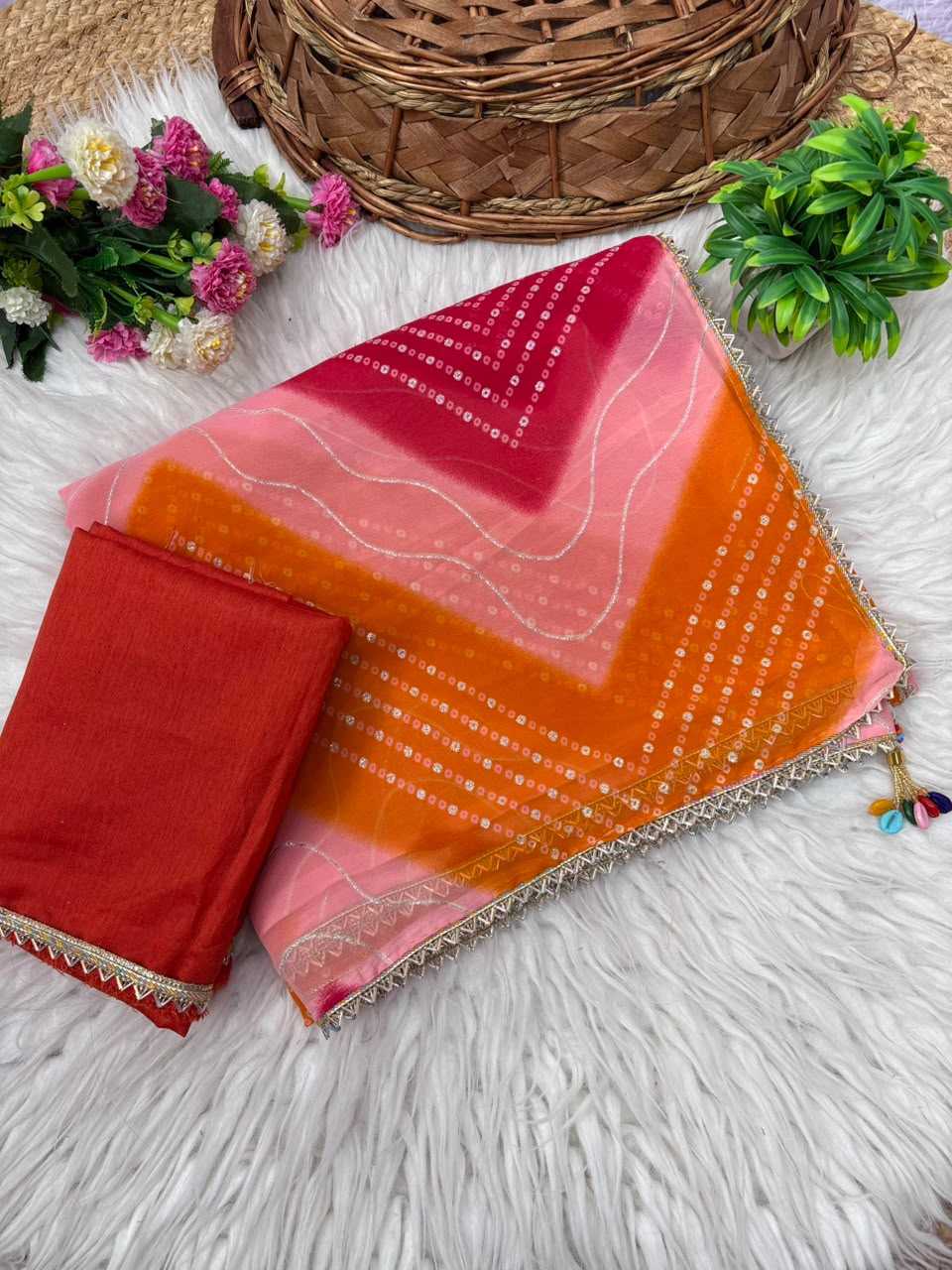 Georgette Party Wear Saree