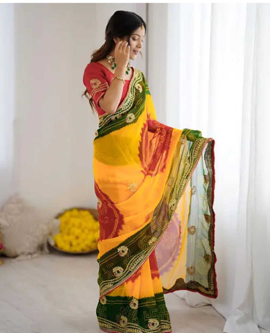 Printed Saree