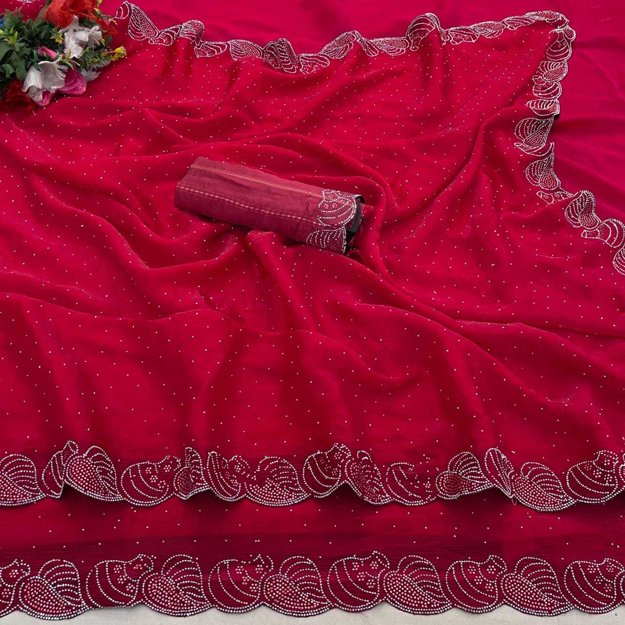 Satin Party Wear Saree