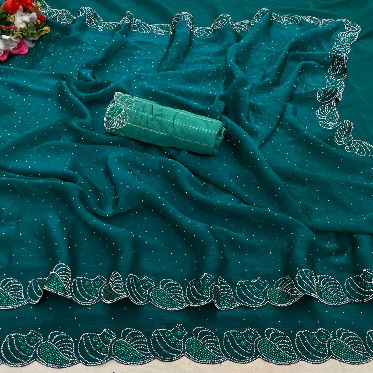 Satin Party Wear Saree