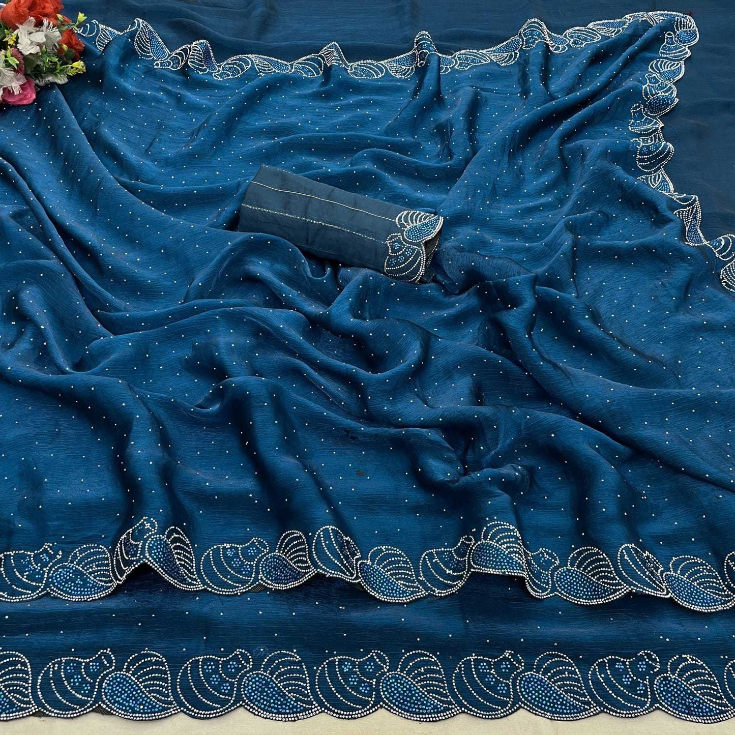 Satin Party Wear Saree