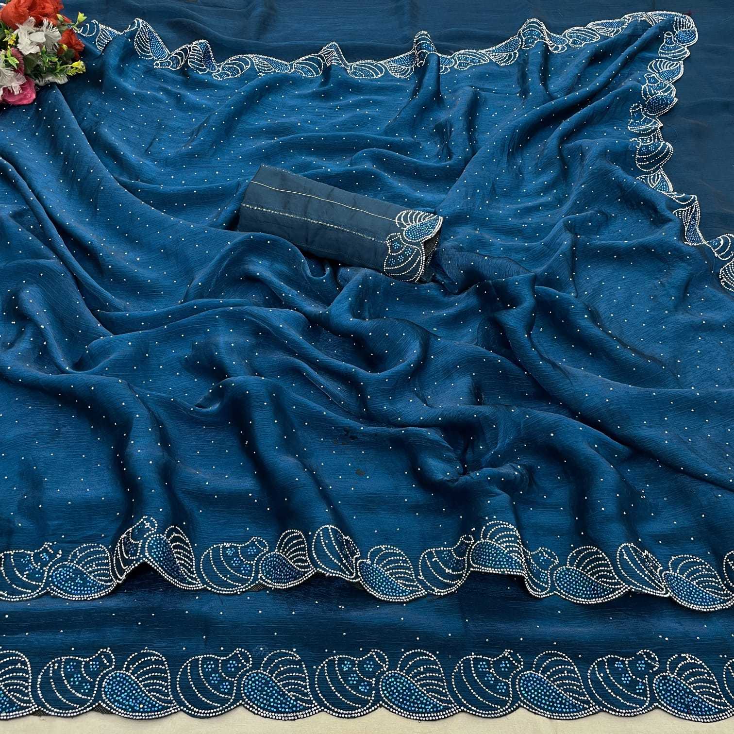 Satin Party Wear Saree