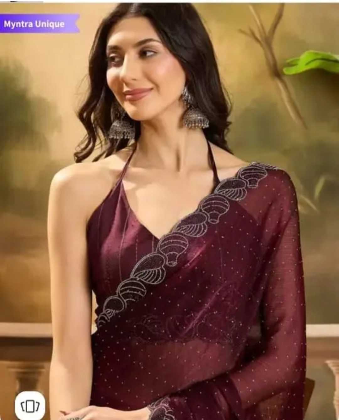 Satin Party Wear Saree