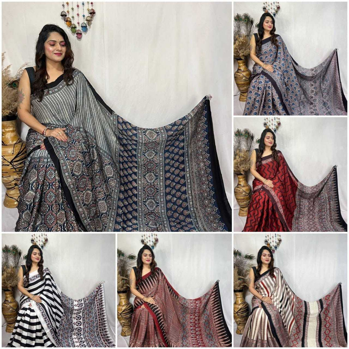 Japan Sartin Gajji Modal Saree
