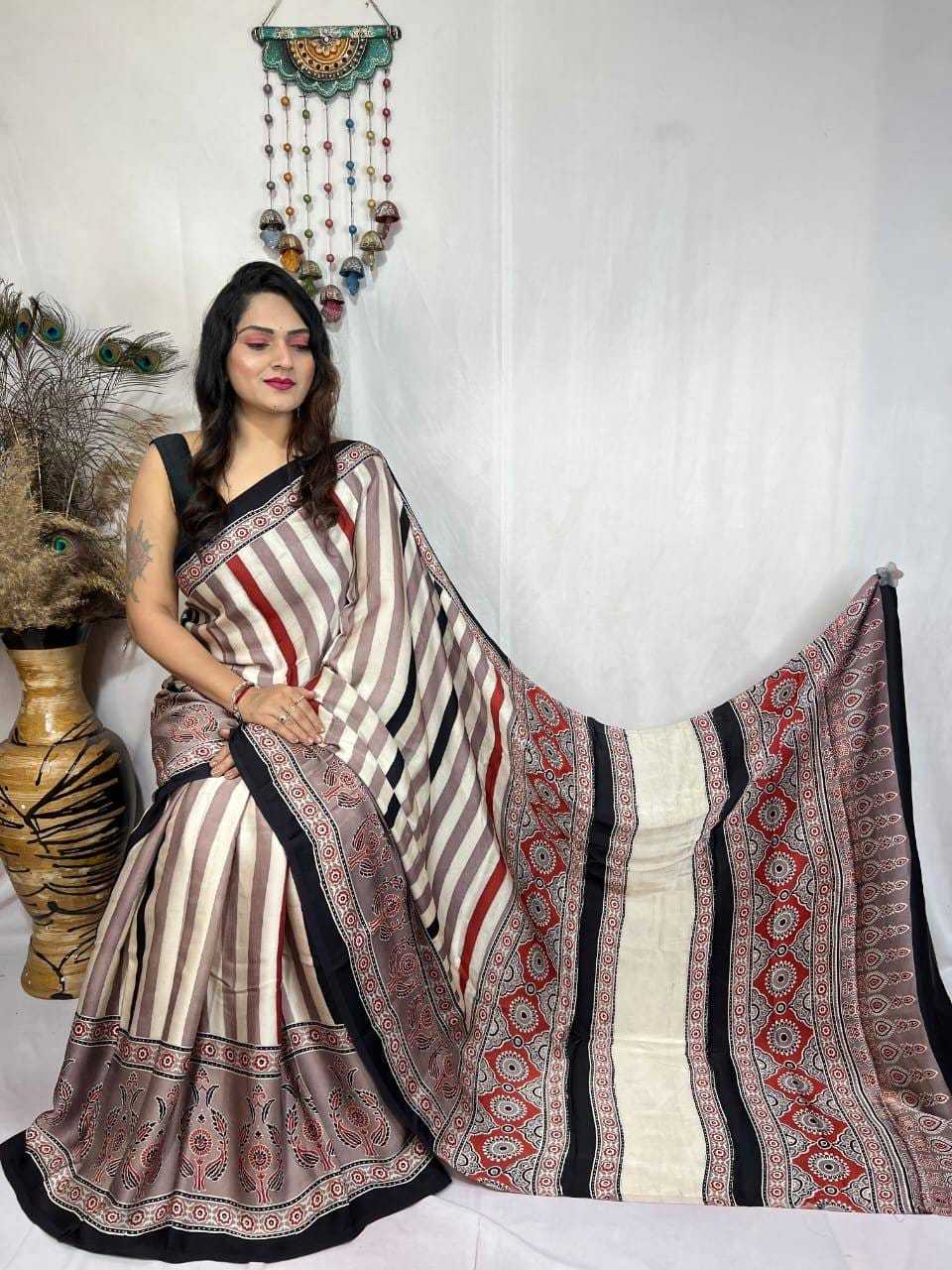 Japan Sartin Gajji Modal Saree