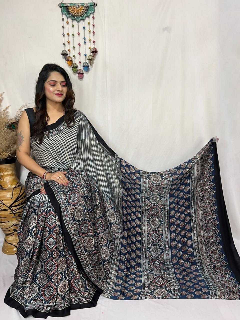 Japan Sartin Gajji Modal Saree