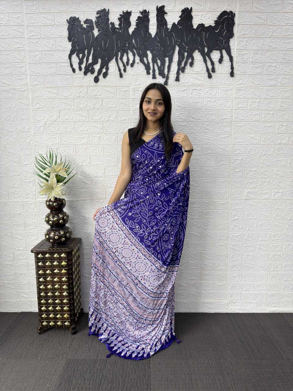 Japan Sartin Party Wear Silk Saree