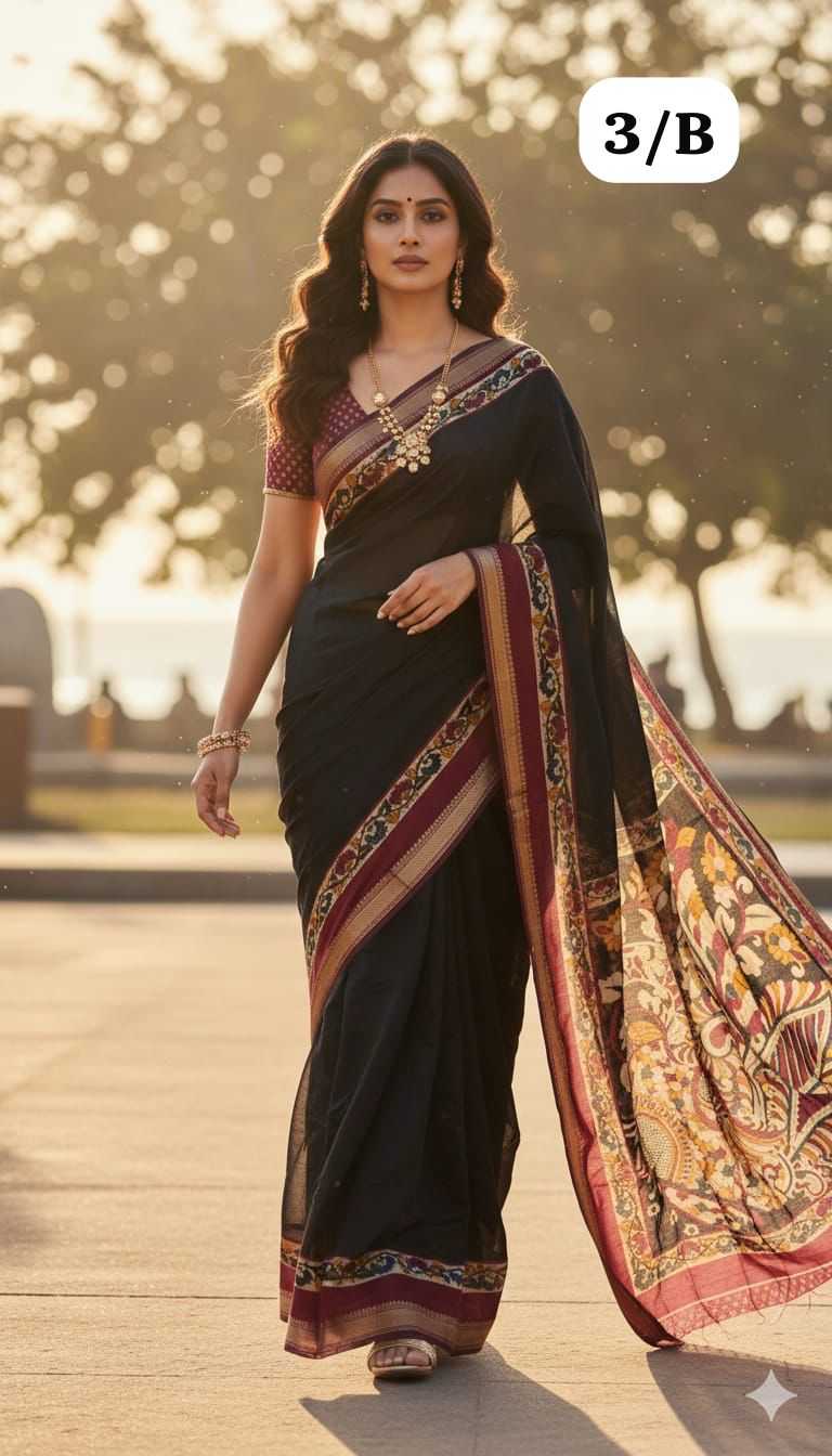 Premium Silk Zari Border Saree