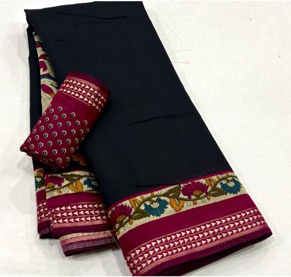 Premium Silk Zari Border Saree