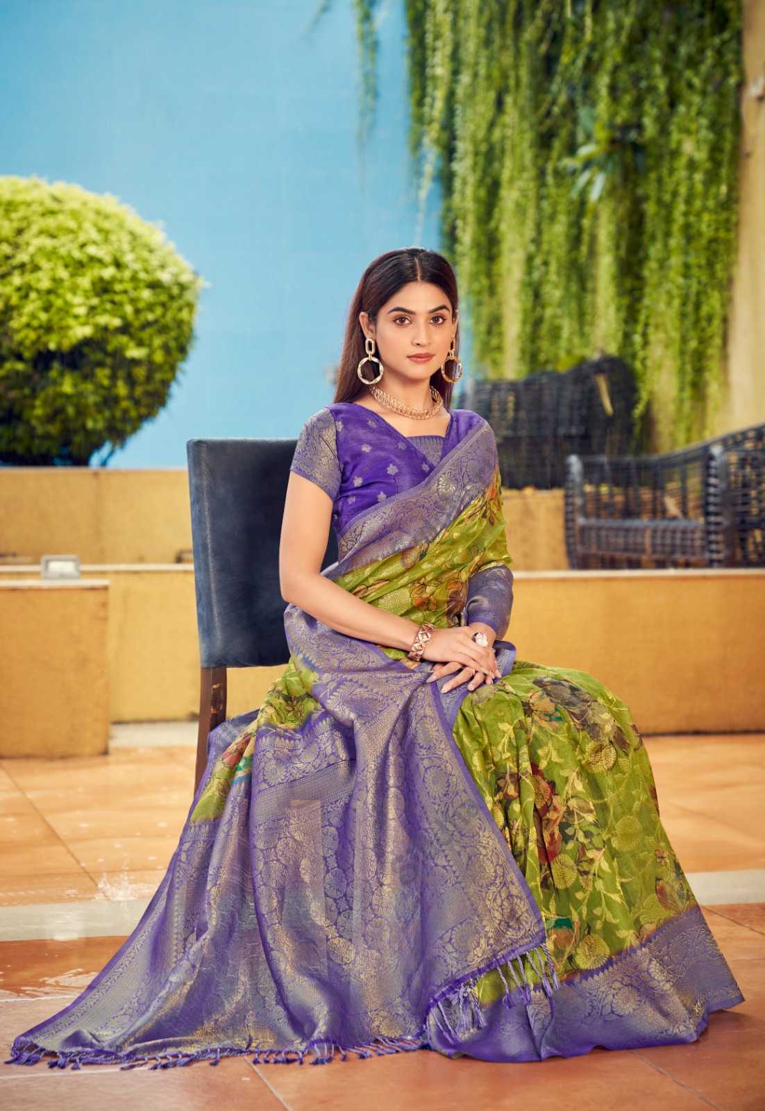 Anta Banarasi Soft Silk Designer Saree
