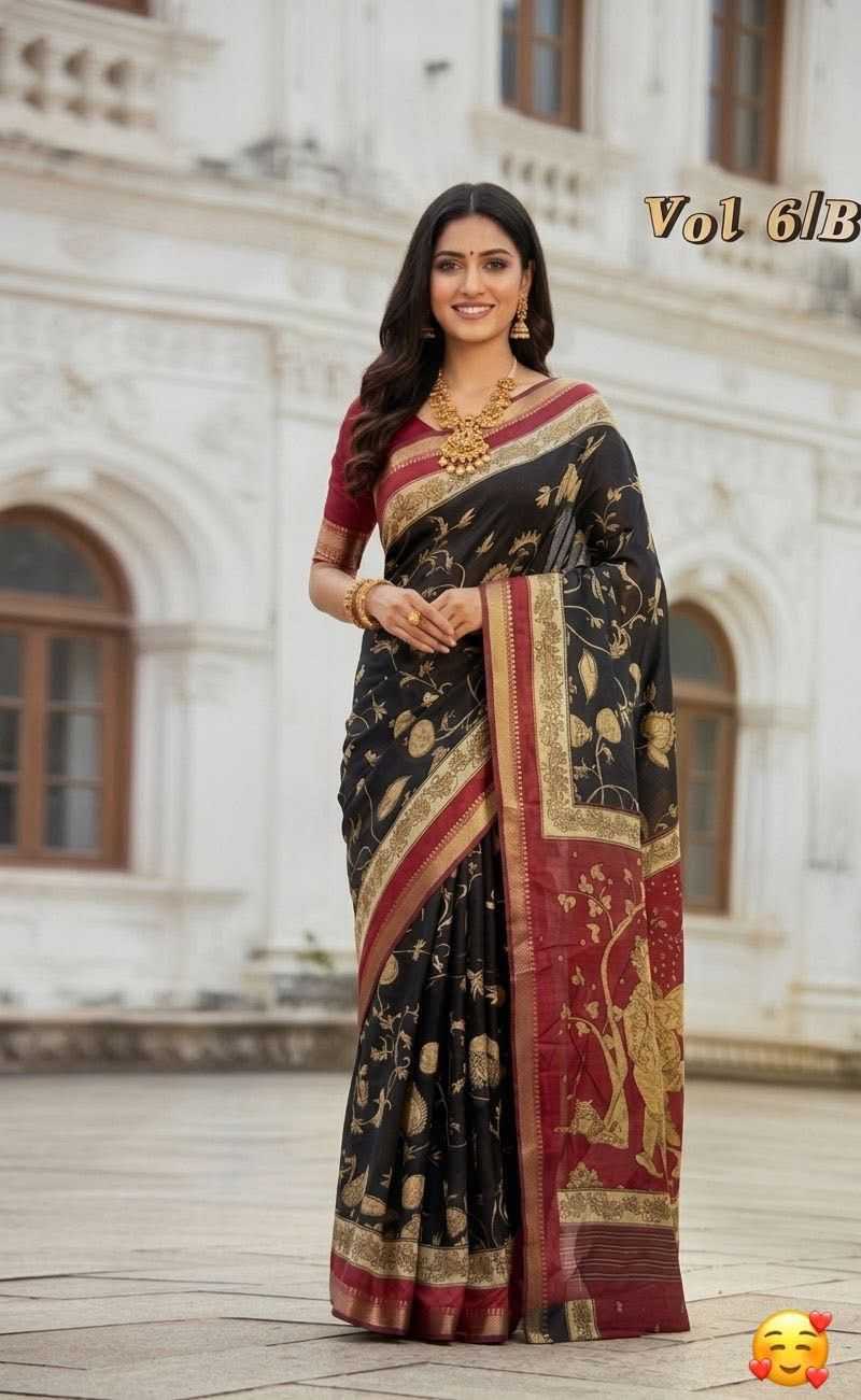 Cotton Kalamkari Saree