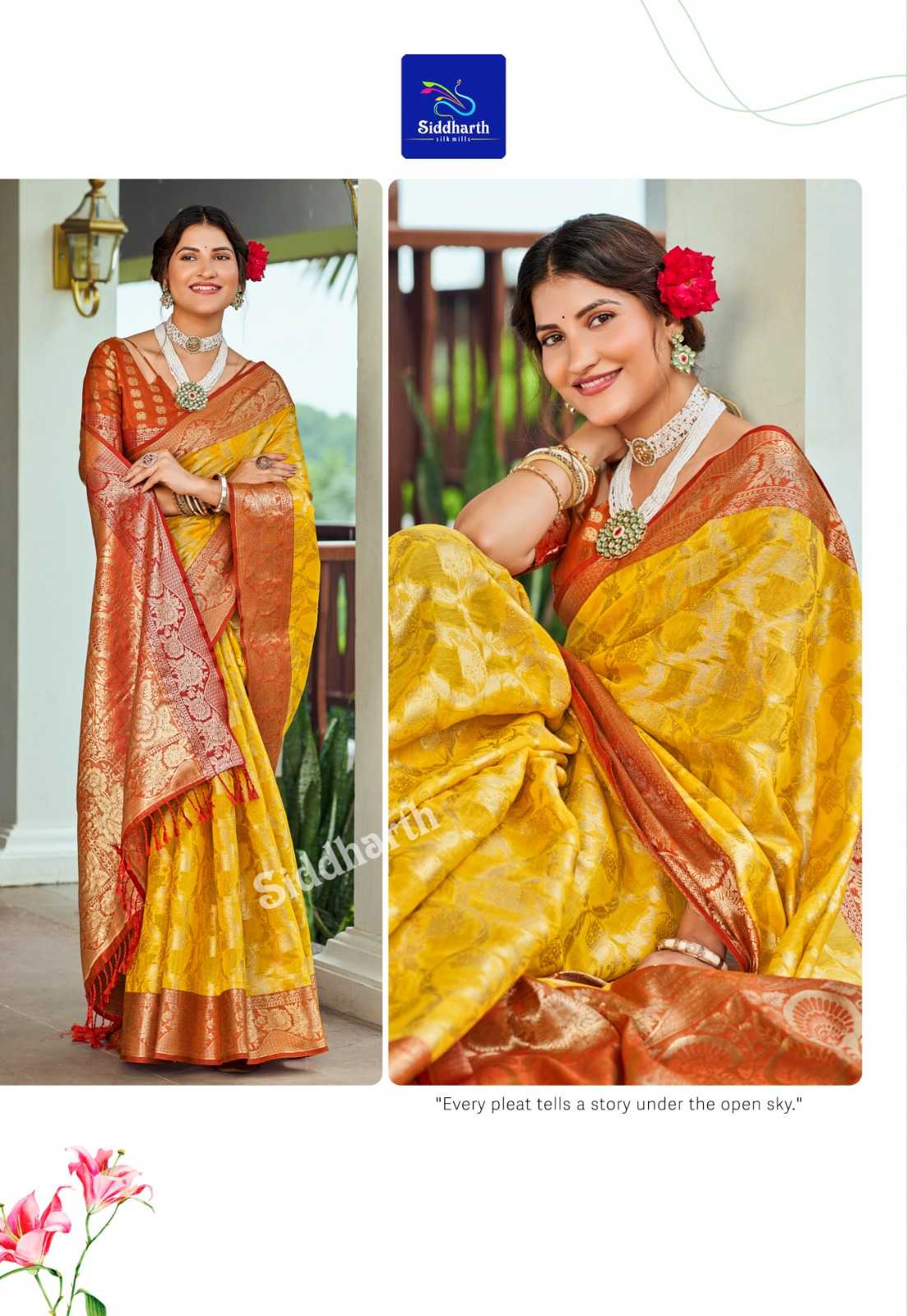 Banarasi Soft Silk Saree in Jungle Green