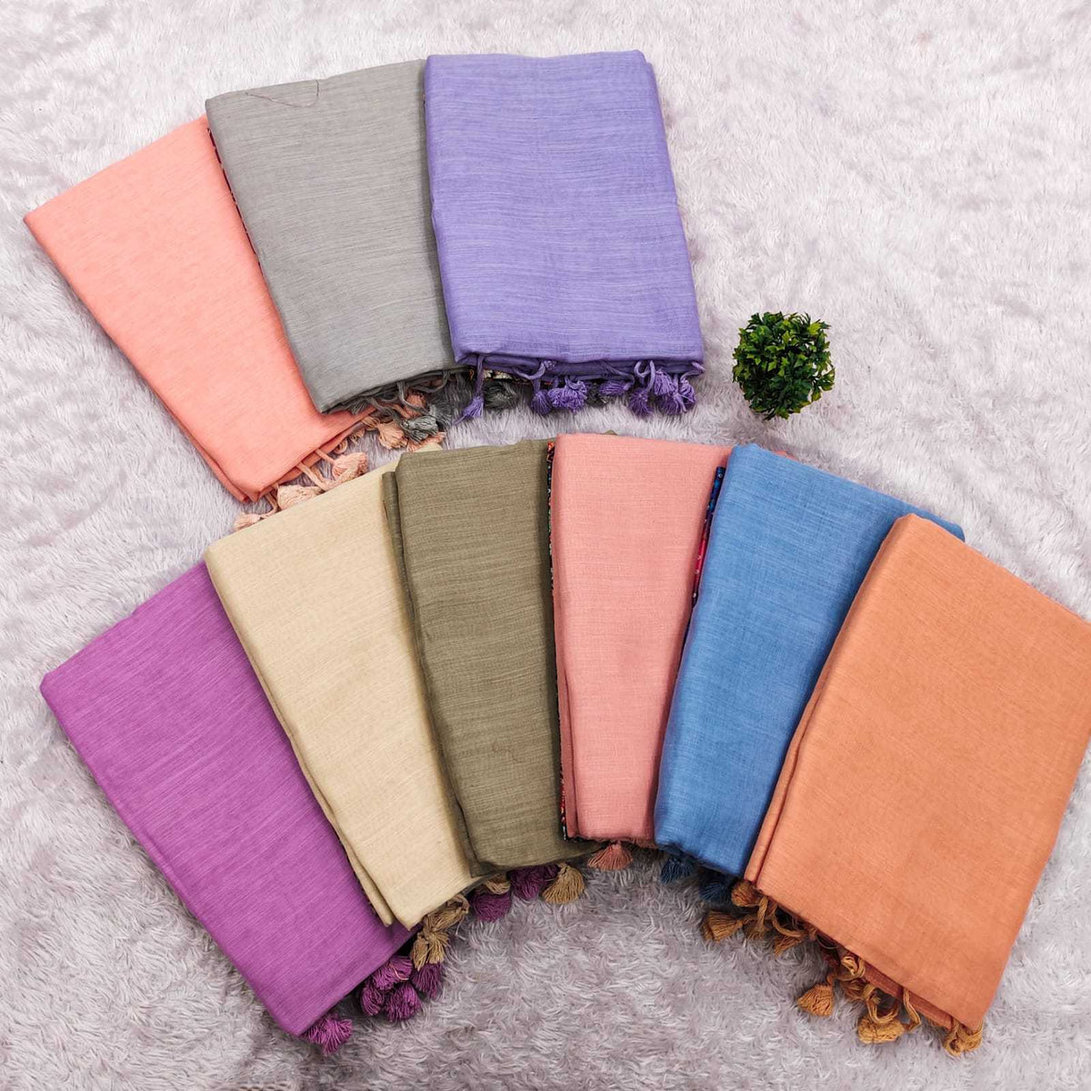 Cool Linen Cotton Designer Saree