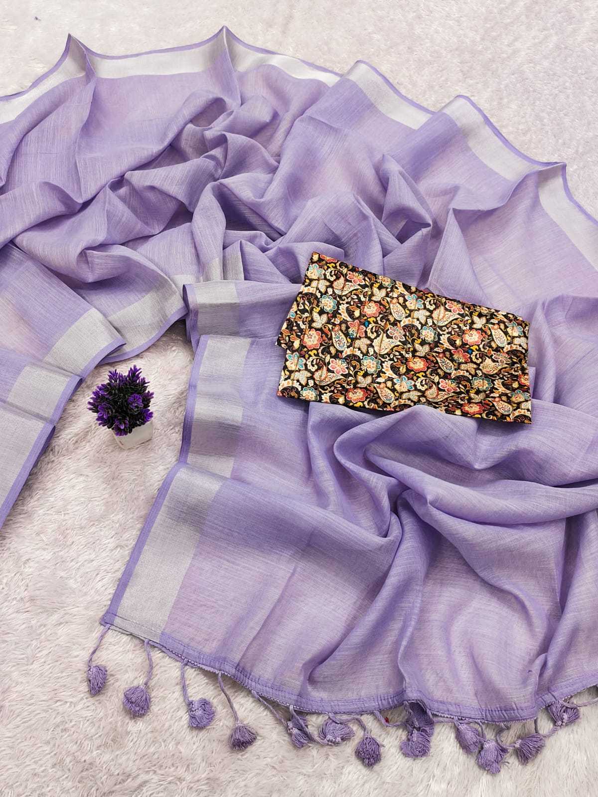 Cool Linen Cotton Designer Saree