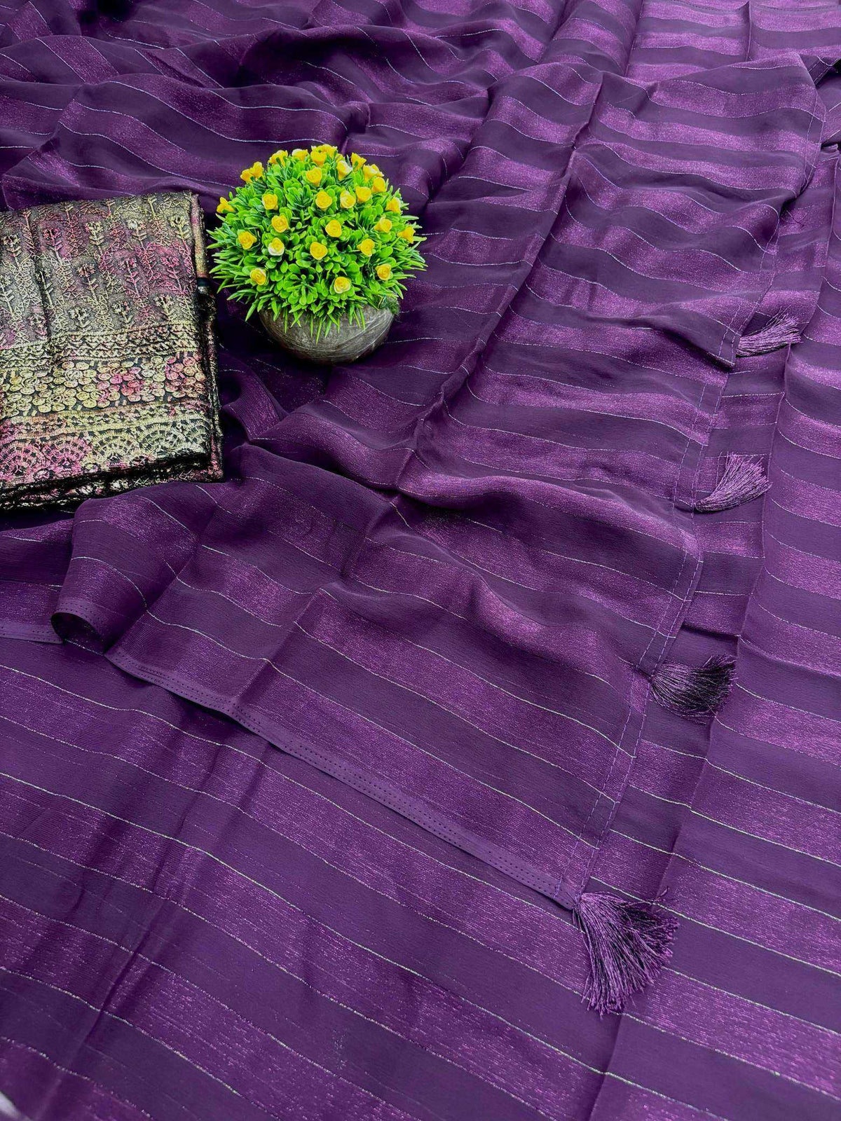 Falcon Georgette Printed Saree