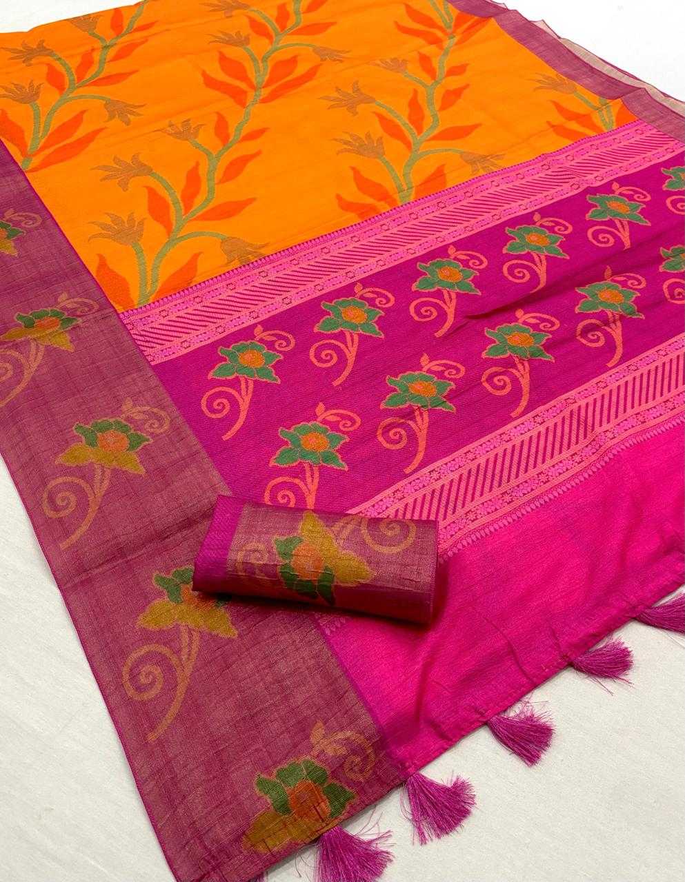 Kirti Crush Silk Patola Saree
