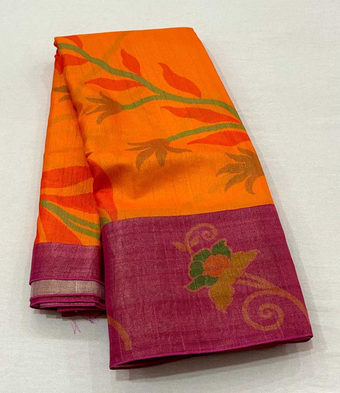Kirti Crush Silk Patola Saree