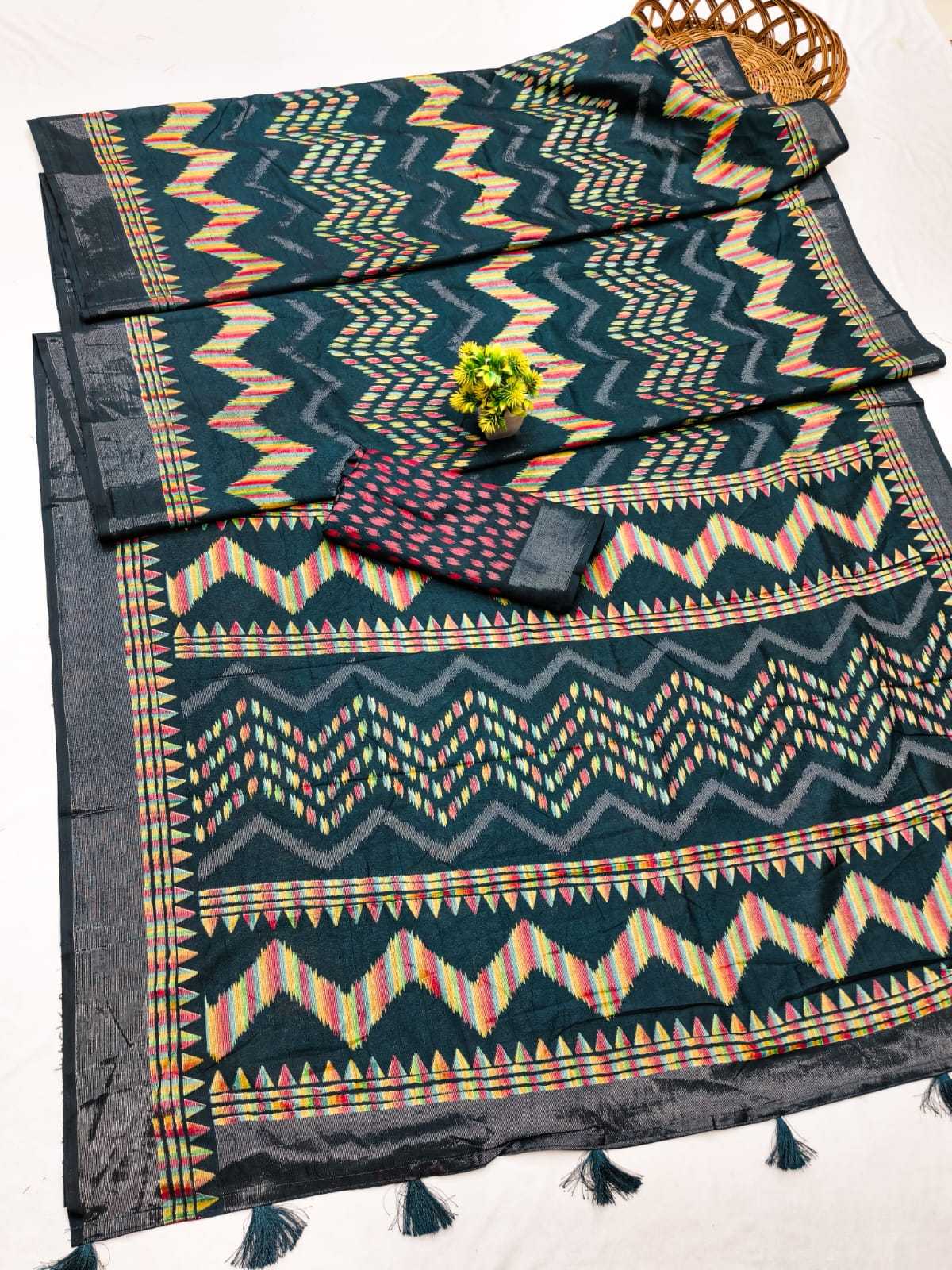 Komal Cotton Printed Silk Saree