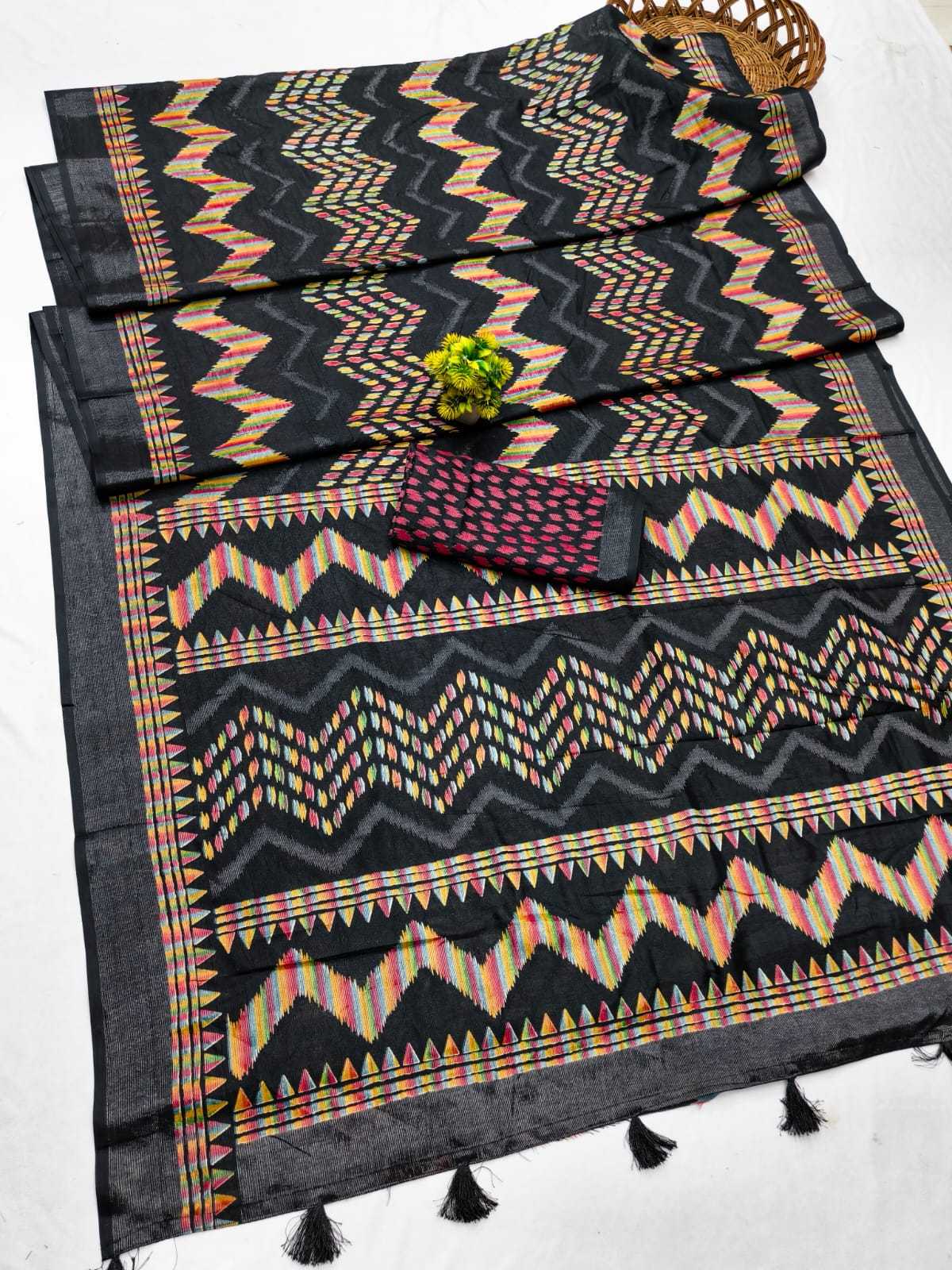 Komal Cotton Printed Silk Saree