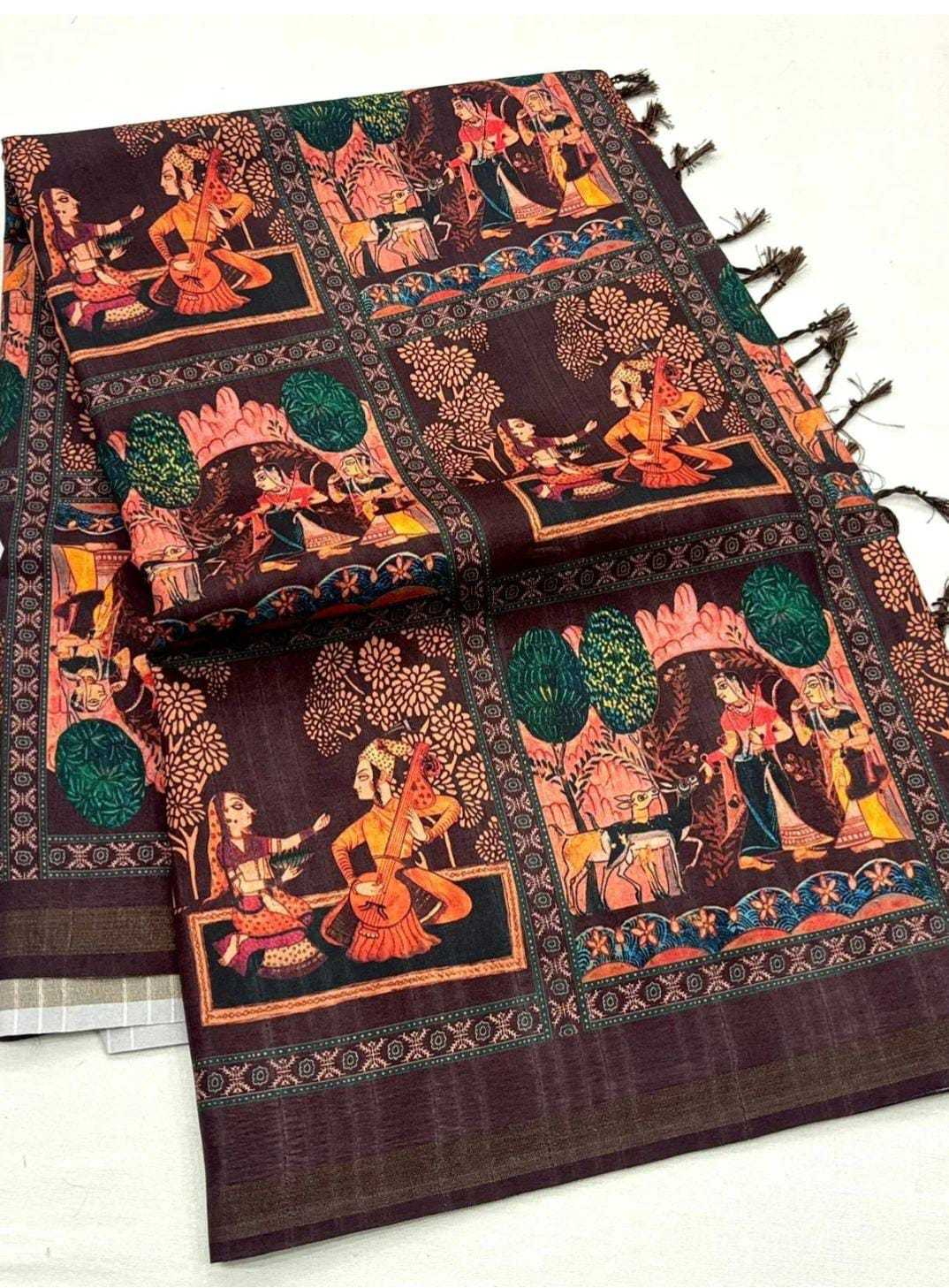 Kosovo Prints Silk Traditional Saree