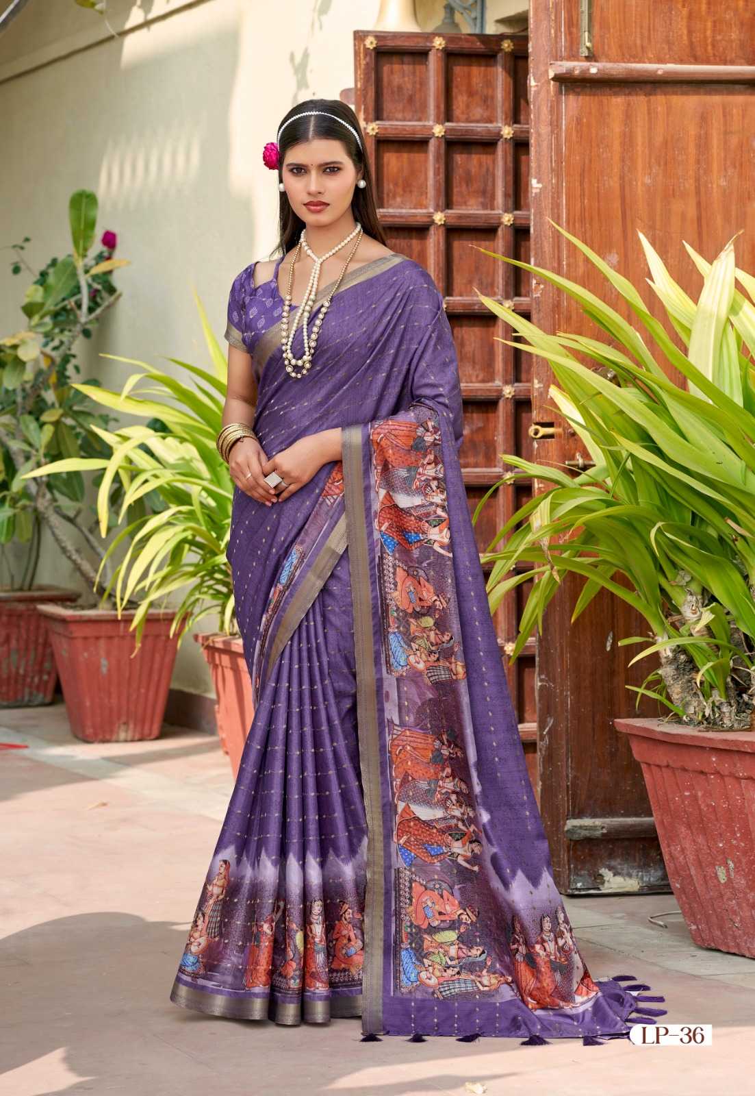 Lapet Soft Silk Saree