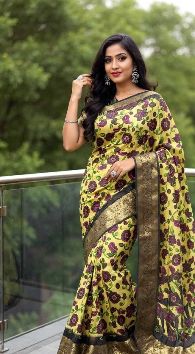 Light Dola Silk Designer Saree