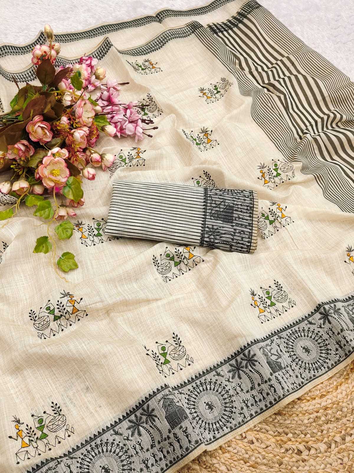 Pooja Cotton Designer Saree