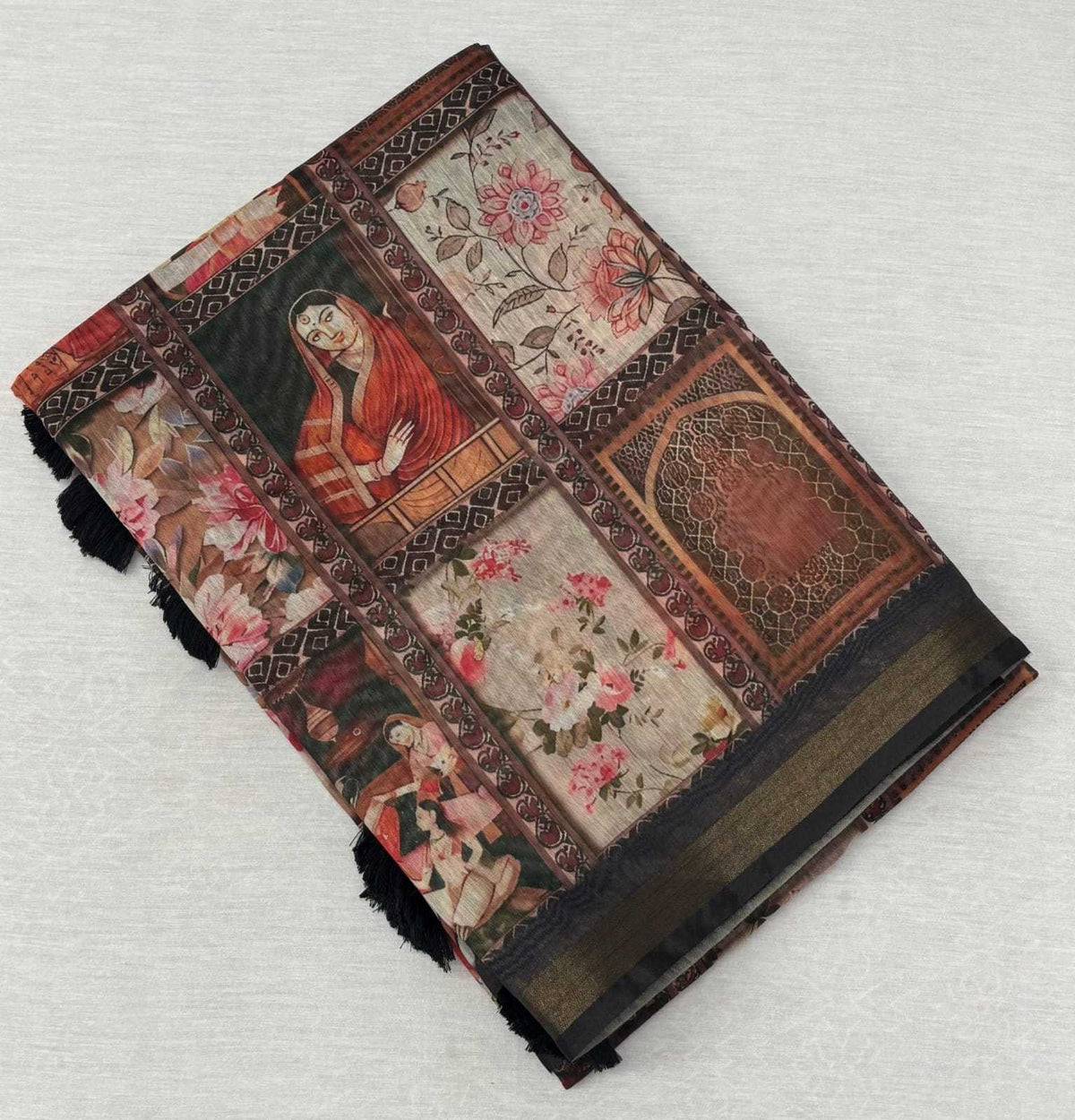 Poorvi Cotton Printed Saree