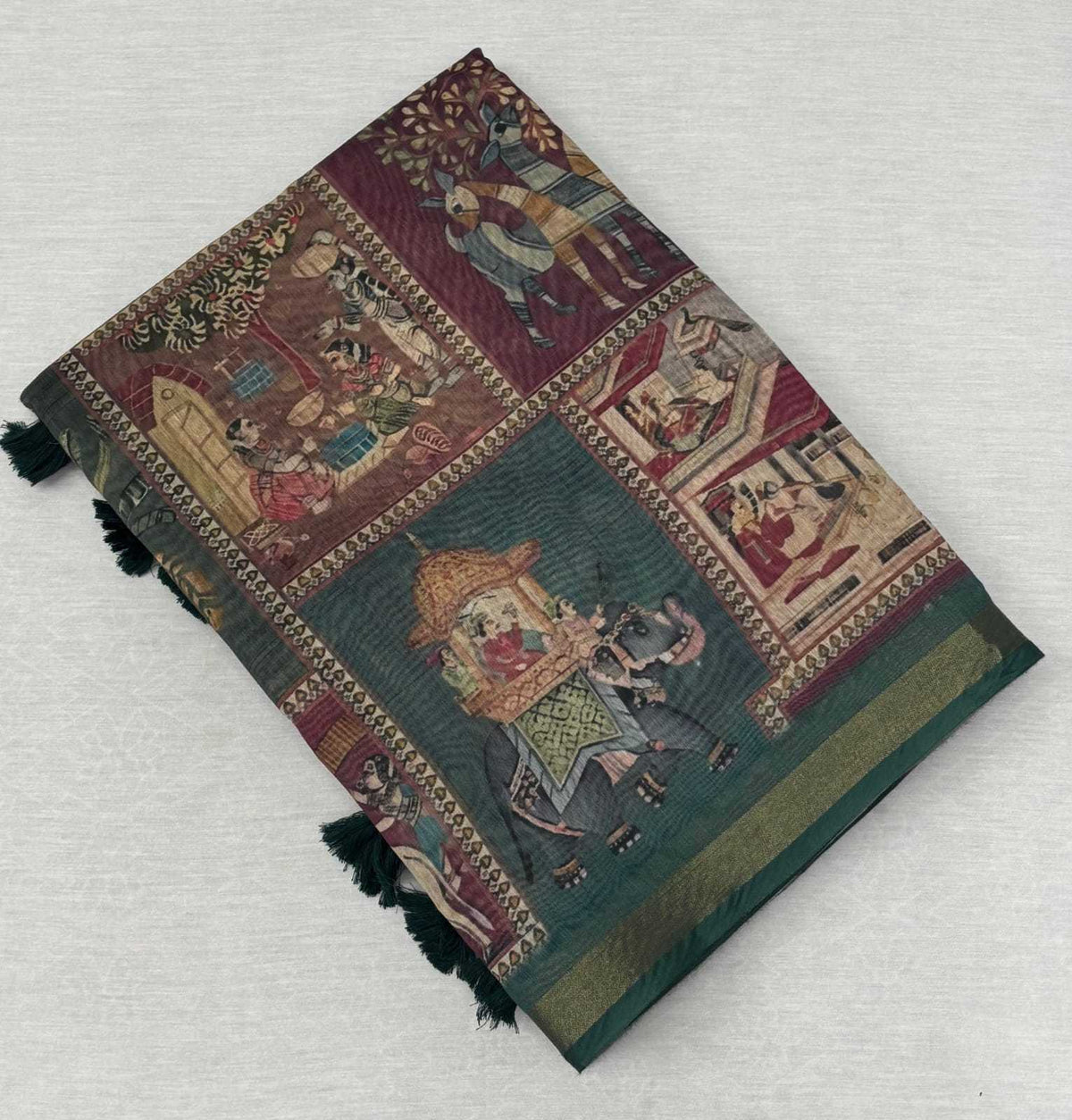 Poorvi Cotton Printed Saree