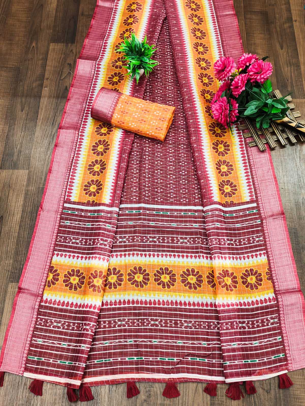 Pranita Cotton Designer Saree
