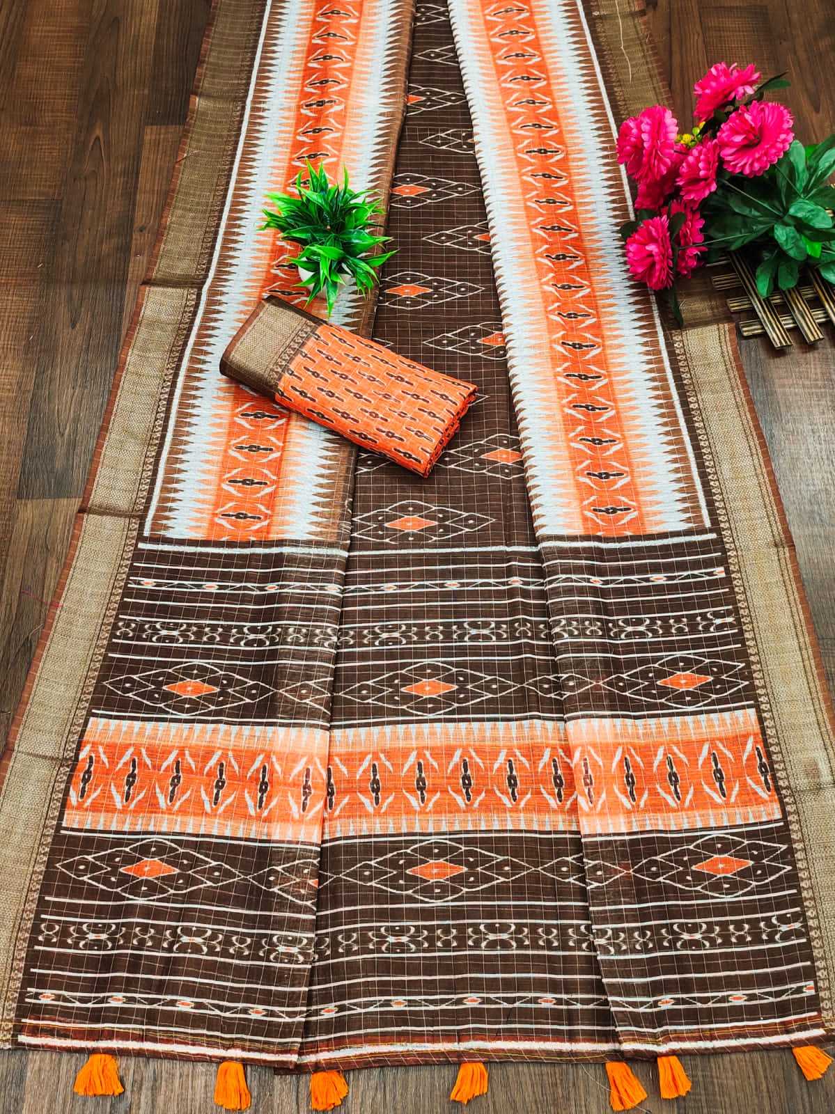 Pranita Cotton Designer Saree